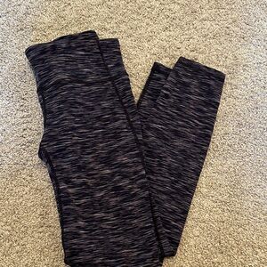 GAP Black and Pink Striped Leggings
